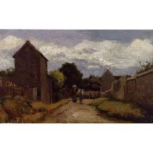  Hand Made Oil Reproduction   Camille Pissarro   24 x 14 