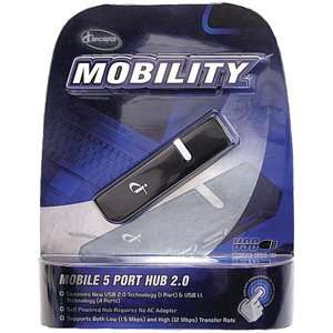  I CONCEPTS M04317 Mobile 4 Port USB 2.0 Hub Electronics