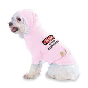 KILLER COCKATOO Hooded (Hoody) T Shirt with pocket for your Dog or Cat 