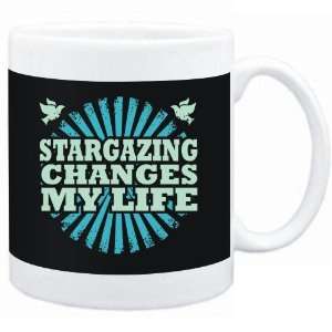  Mug Black  Stargazing changes my life  Hobbies Sports 