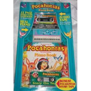   Adventures of Pocahontas The Indian Princess Piano Book Toys & Games