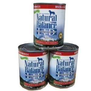   Balance Sweet Potato and Bison Canned Dog Food Case