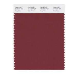  PANTONE SMART 19 1629X Color Swatch Card, Ruby Wine