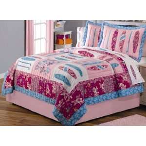  Surf Chick Quilt with Pillow Sham