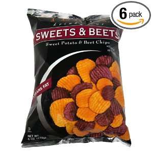 Terra Chips Chips Sweet Potato Krinkle Cut Sweets N Beets, 6 ounces 