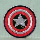 Captain America SHIELD Logo Fully Embroidered Patch 3  