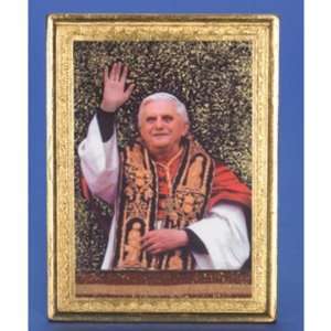  Pope Benedict XVI Gold Leaf Plaque 7 x 5