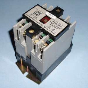 SQUARE D CLASS 8501 TYPE X INDUSTRIAL CONTROL RELAY TYPE XO 40 SERIES 