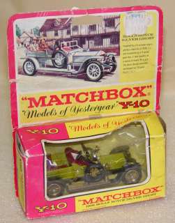 Matchbox 1906 Rolls Royce Silver Ghost Y 10 Toy Car  