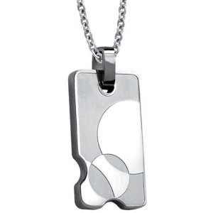 com Stainless Steel Pendant with Circle Design (Stainless Steel Chain 