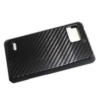   BIONIC/XT875 Hard Snap on FABRIC Case Carbon Fiber Look Black  
