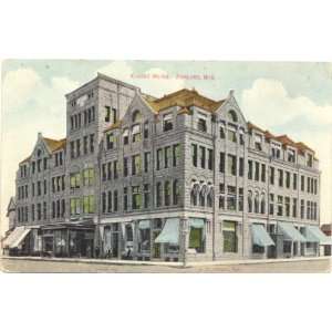   1915 Vintage Postcard Knight Hotel Ashland Wisconsin 