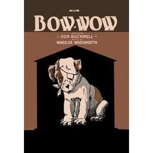  Bow Wow   12x18 Framed Print in Gold Frame (17x23 finished 