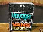 1980 Voyager Dodge Sportsman Vans Front Sections Chrys