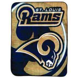 NFL Football St. Louis Rams Blanket 45x60 90% Acrylic Junior Plush 