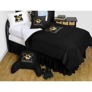  Missouri Tigers Bedding   NCAA Comforter and Sheet Set 