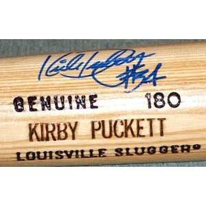  Kirby Puckett Signed Bat