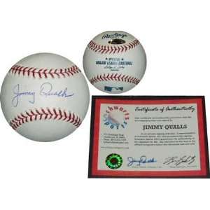 Jimmy Qualls Autographed Baseball 