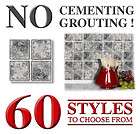 Peel, Stick & Go Greystone Wall Tiles for Kitchens and Bathrooms