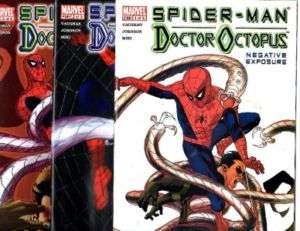 SpiderMan~Dr Octopus NEGATIVE EXPOSURE comics #1,2,3 NM  