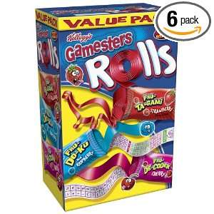Kelloggs Gamesters Rolls Fruit Snacks Value Pack, 16.5 Ounce Unit 
