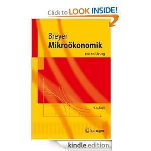 Mikroökonomik Eine Einführung (Springer Lehrbuch) (German Edition 