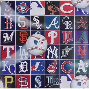  MLB Gift Wrapping Paper   2 Pack