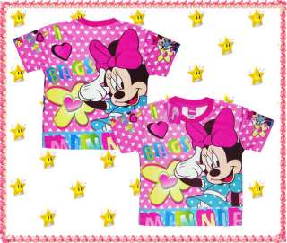   Girls Party T shirt age 4 10 years Cartoon Character Clothes  