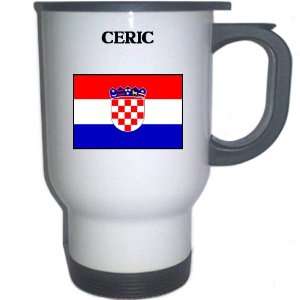  Croatia/Hrvatska   CERIC White Stainless Steel Mug 