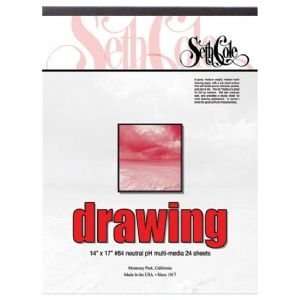  DRAWING PAD 14x17 24 SHTS 80LB Drafting, Engineering, Art 