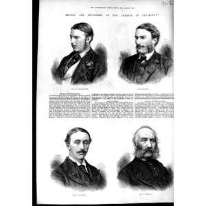   1875 PARLIAMENT DONOUGHMORE RAYLEIGH STANHOPE WHITELAW