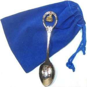  Vintage Souvenir Spoon with Brass Charm in Gift Bag   Utah 