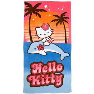  Hello Kitty Surfs Up Beach Towel