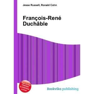  FranÃ§ois RenÃ© DuchÃ¢ble Ronald Cohn Jesse Russell Books