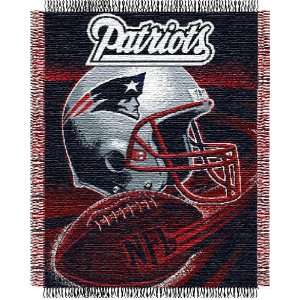  NFL New England Patriots SPIRAL 48x60 Triple Woven 