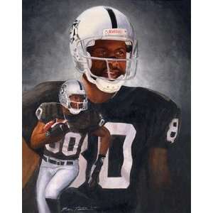  Jerry Rice Oakland Raiders Giclee on Canvas Sports 
