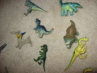 Huge Jurassic Park Lot  Dinosaurs T Rex, Figures, Vehicles, Weapons 