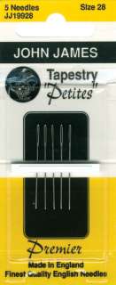   pkg colonial needle tapestry petites hand needles by john james are