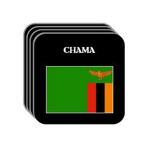  Zambia   CHAMA Set of 4 Mini Mousepad Coasters 