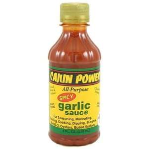  Cajun Power Spicy Garlic All Purpose Sauce, 8oz 