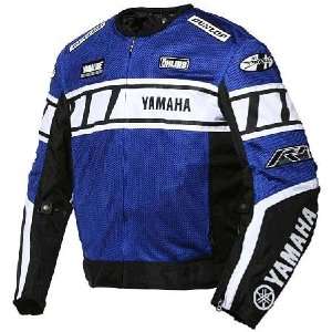  Yamaha Champion Mesh Motorcycle Jacket, Blue/Black Sports 