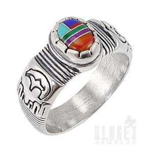 925 Southwestern Sterling Silver Ring Size 7  