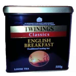 Twinings English Breakfast 500 gram tin Grocery & Gourmet Food