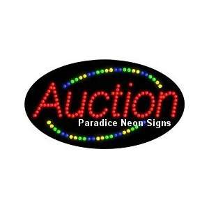  Auction LED Sign (Oval)
