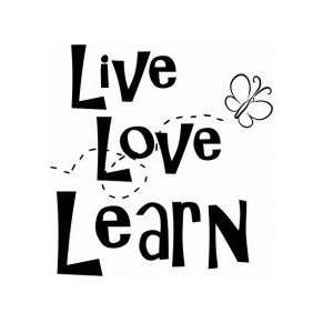 Live love learn   wall decal   selected color Lilac   Want different 