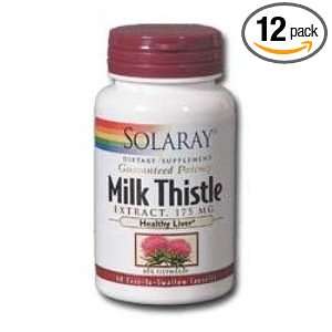  Milk Thistle Extract 175mg 120 Capsules 12PACK Health 