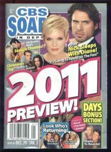 CBS SOAPS IN DEPTH JANUARY 3, 2011 PREVIEW  