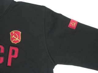 CCCP USSR COMMUNIST RUSSIA NEW BLACK SPORTS JACKET S  