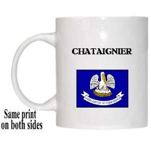  US State Flag   CHATAIGNIER, Louisiana (LA) Mug 