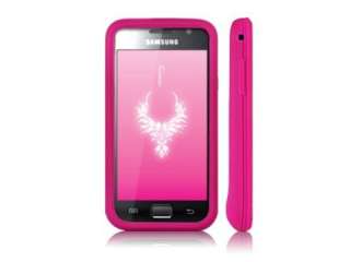 New Silicone Case Cover For Samsung Galaxy S i9000 Pink  
